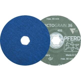 Fiberschleifer COMBICLICK COOL D.115mm K.36, D.125mm K.36/60/80, VICTOGRAIN-COOL, 25 Stk
