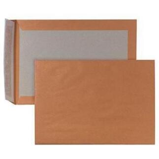 POSTHORN Papprückwandtasche DIN C4, 120g/m², braun, ohne Fenster, Haftklebung, 100 St./Pack