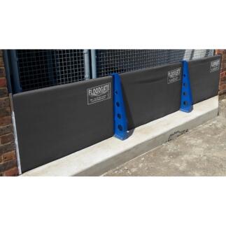 Stahl-Systemstütze, Stanchion-Kit für Floodgate, inkl. Schrauben, Metall
