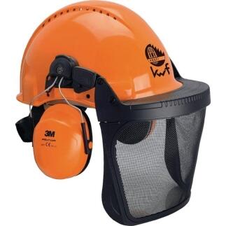 Waldarbeiterkombination G3000M orange, UV-stabilisiert, FPA-geprüft, EN 397, EN 352-3