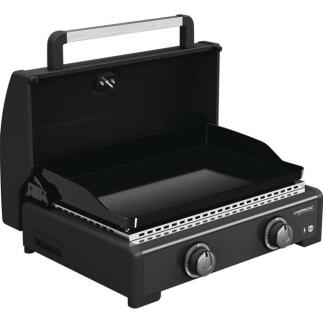 Gasgrill Plancha Onyx 2 Cook, 2 Blue Flame Brenner, Edelstahl, elektronische Zündung, inkl.