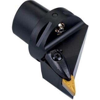 Klemmhalter ISO C4/C5/C6 m. Polygonkupplung, Links- oder Rechtslauf, D.40-63mm, System D