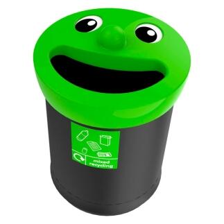 Abfallbehälter Smiley Face Bin, mixed recycling