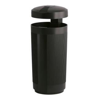 Abfallbehälter für draußen mit Dach