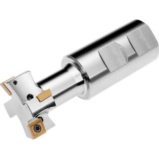 T-Nutenfräser PRAMET ISO 25/32/40mm, m. Wendeplatte, Schneid-D.25/32/40mm, 90° Anstellwinkel
