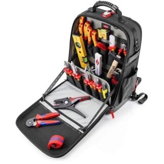 KNIPEX Werkzeugsortiment Modular X18, 23-tlg. Rucksack, VDE-geprüft, spritzwassergeschützt