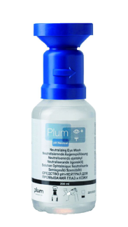 Augenspülflasche -PLUM pH Neutral- mit 4,9 % Phosphatlösung, nach DIN EN 15154-4, 200 ml