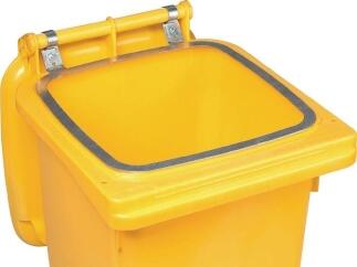 Haltering für Müllgroßbehälter 120l oder 240l, feuerverzinkt, für Müllsäcke, Marke VAR