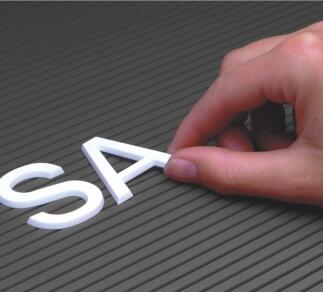 Steckziffern 'FO 20', 264 Ziffern und Zeichen, Höhe 20 mm, verkehrsweiß, entgratet