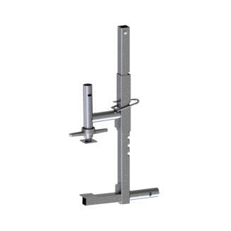 Multi-Sicherungszwinge zur vertikalen/horizontalen Befestigung u. Herstellung v. Absturzsicherung