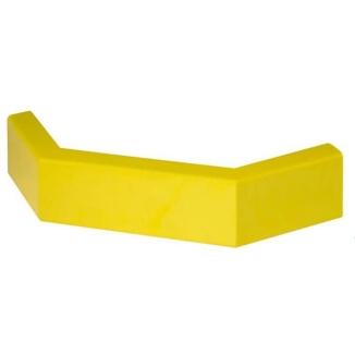 Rammschutzgeländer 'Central', Eckplanken aus Stahl, Außenecke 100 x 40 x 3 mm, TÜV-geprüft