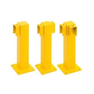 Rammschutzgeländer 'Empire' Standpfosten 100x100 mm, Höhe 500 mm, TÜV-geprüft