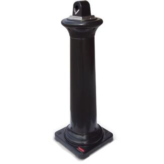 Standascher 'GroundsKeeper Tuscan' Rubbermaid aus PE, schwarz