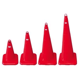 Leitkegel aus TPE mit Universalöse, 320, 530, 780 oder 930 mm, rot