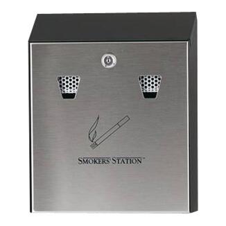 Wandascher 'Smoker's Station' Rubbermaid, abschließbar