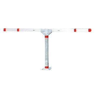 Modellbeispiel: Parkplatzsperre -Acero Doppelarm- aus Aluminium (Art. 13566)