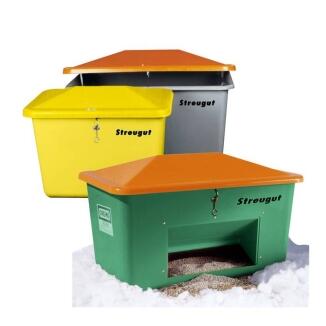 Streugutbehälter 'CEMO' aus GFK, 200-2200 Liter, mit oder ohne Entnahmeöffnung