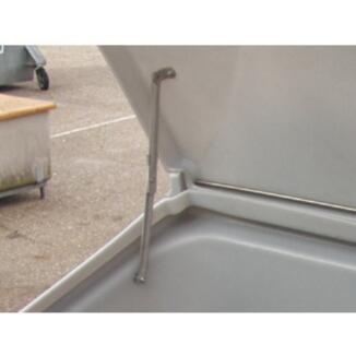 Hochstellschere für Streugutbehälter 'CEMO' 100 bis 700 Liter