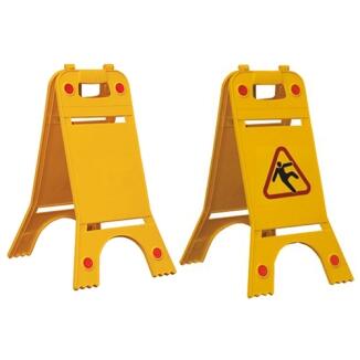 Warnaufsteller, Höhe 620 mm, mit Reflektoren