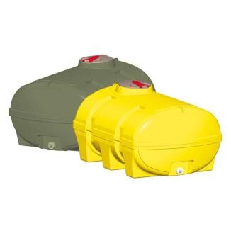 Modellbeispiel: Vielzweckfass aus PE, 1000 - 2000 L / 3000 - 8000 L gelb Art. 14688 oder grün Art.