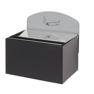 Wandascher 'Cubo Yago' 0,4 oder 0,8 Liter aus Stahl, mit Schild