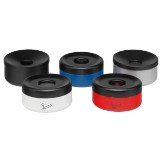 Tischascher 'Cubo Amber', 0,5 Liter aus Stahl