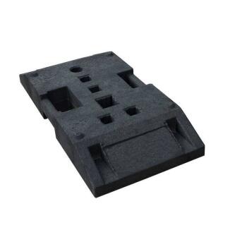 TL-Bakenfußplatte K1 Typ NOX, ca. 30 kg, wahlweise mit oder ohne Batteriefach