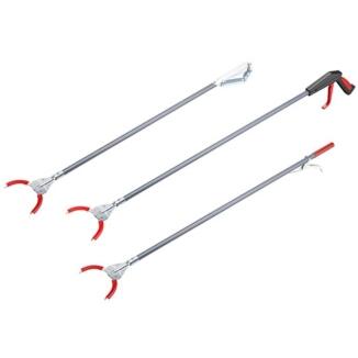 Abfallzange 'Greifboy 40', mit Kunststoff-Greifer und offenen Spitzen