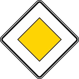 Verkehrszeichen 306 StVO, Vorfahrtstraße