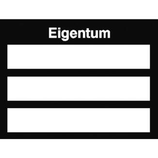 Inventarkennzeichnungsetiketten Eigentum 40 x 30 mm, Bogenware