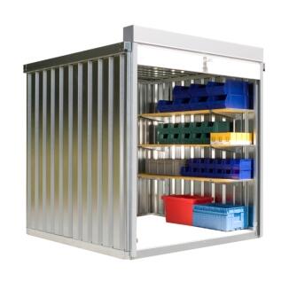 Rollladenbox 'STRB 1200', ca. 4 m², mit Holzfußboden