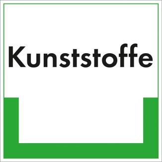 Kennzeichnungsschild Kunststoffe