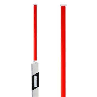 Eingrab-Leitpfosten mit doppelseitigen Reflektoren und ausziehbarem Schneeleitstab, Länge 1,60 m