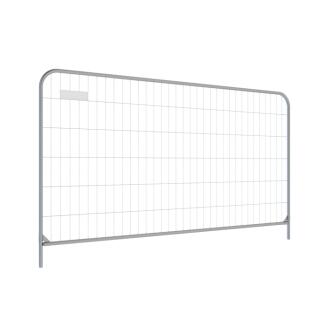 Bauzaun 'Economy', Höhe 2,00 m, MW 260/100, Rohrrahmen Ø 38 mm