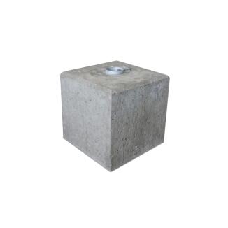 Modellbeispiel: Betonklotz mit Bodenhülse inkl. Feststellvorrichtung (Art. 3f160)