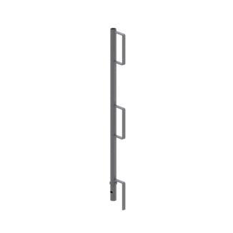 Multi-Geländerpfosten aus Stahl, für die Multi-Sicherungszwinge, verzinkt