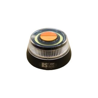 Warnlicht für Absperrsystem 'Eco-Line', gelb und weiß leuchtend