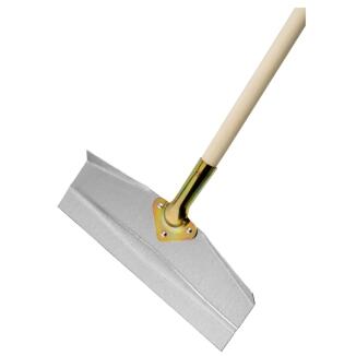 Schneeschieber gerade Form mit losem Stiel