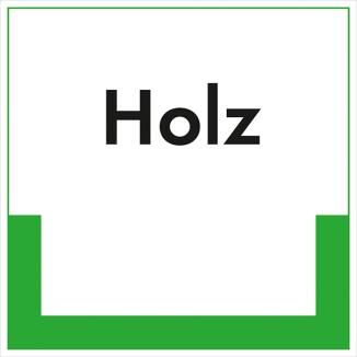 Kennzeichnungsschild Holz
