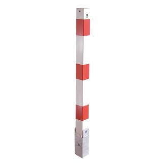 Modellbeispiel: Absperrpfosten -Bollard- 70 x 70 mm umlegbar, mit Profilzylinderschloss (Art.