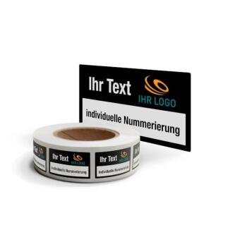 Individuelles Inventarschild