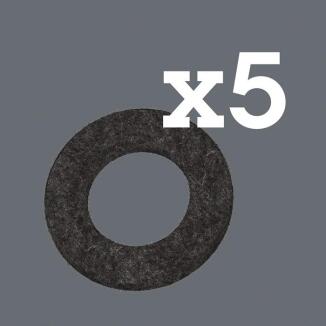 Ersatzfilzringe Set 5 St. WERA, verhindert Schleifspuren, passend zu Bithalter 4000829877