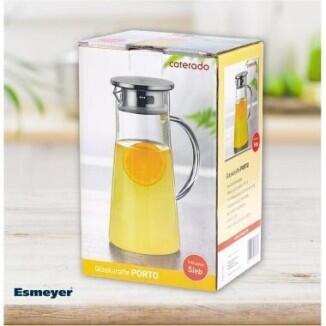 Esmeyer Filterkaraffe Porto 1l, Borosilikatglas, transparent, inkl. Filter, spülmaschinenfest