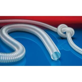 PU-Lebensmittelschlauch NORRES, ID 100-160mm, AD 108-168mm, L.10m, antistatisch, explosionsgeschützt