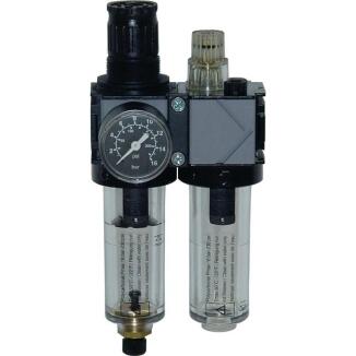 Wartungseinheit Typ 488-variobloc EWO, 2-tlg. Filterdruckminderer und Nebelöler, G 1/4-1/2-3/4 Zoll