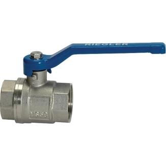 Messingkugelhahn VALVE LINE G 1/4 bis G 2 Zoll, innen/innen oder innen/außen, RIEGLER