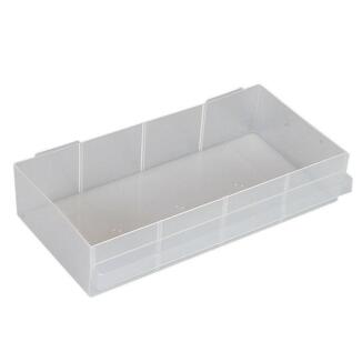 Ersatzschublade 150-03, RAACO, transparent, PP, B279xT155xH64mm, unterteilbar mit Trennwänden