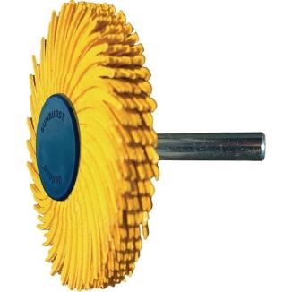 TYROLIT Radialbürstenscheibe Sunburst D.51mm K.80/120/220, D.76mm K.80/120/220, 10000min-¹