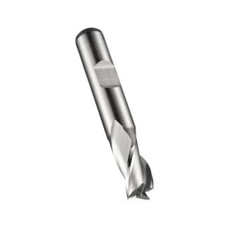 Langlochfräser HSS-E-PM DORMER, extra kurz, 3 Schneiden, Durchmesser 3-30mm, unbeschichtet