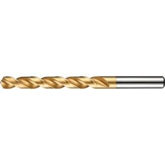 Spiralbohrer DIN 338 A510 HSS TiN Zyl.schaft 4xD 3-14mm Rechts, verschiedene Durchmesser